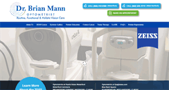 Desktop Screenshot of brianmannvision.com