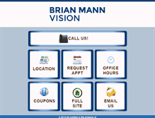 Tablet Screenshot of brianmannvision.com